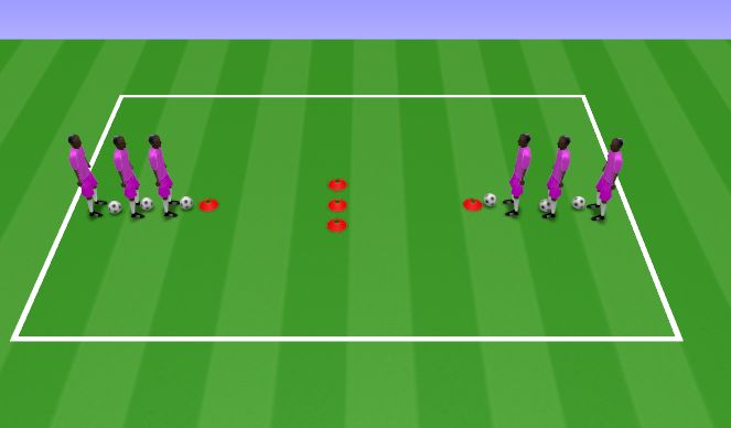 Football/Soccer Session Plan Drill (Colour): Screen 1