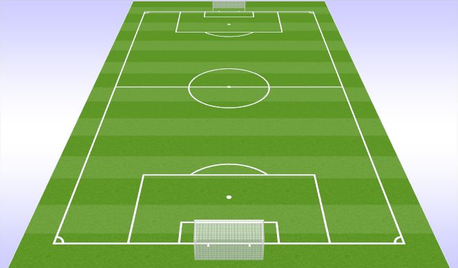 Football/Soccer Session Plan Drill (Colour): Whole