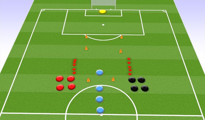 Football/Soccer Session Plan Drill (Colour): Screen 1