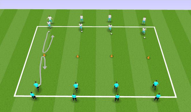 Football/Soccer Session Plan Drill (Colour): Screen 1
