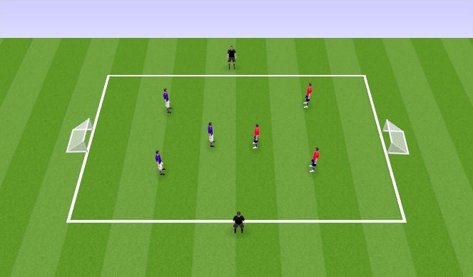 Football/Soccer Session Plan Drill (Colour): SSG1