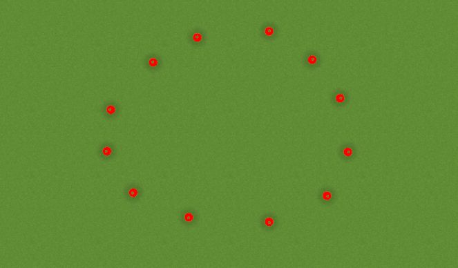 Hockey Session Plan Drill (Colour): Intro Stick Grip & Dribbling