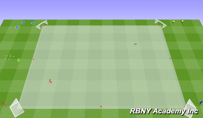 Football/Soccer Session Plan Drill (Colour): Regression