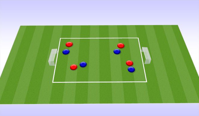 Football/Soccer Session Plan Drill (Colour): Mini-Game