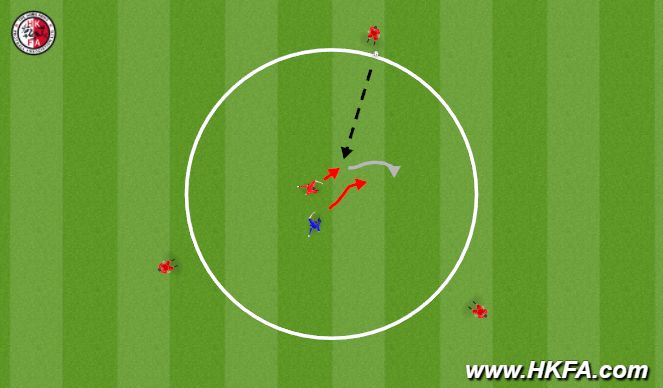 Football/Soccer Session Plan Drill (Colour): Screen 1