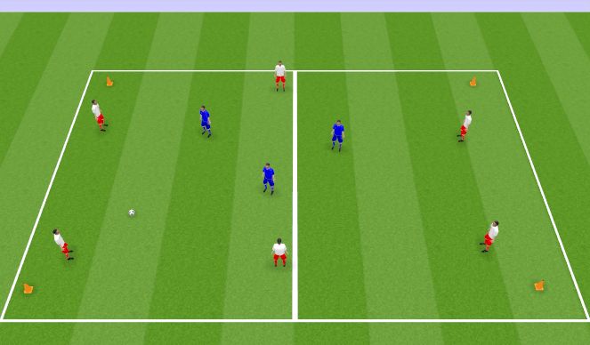 Football/Soccer Session Plan Drill (Colour): Screen 2