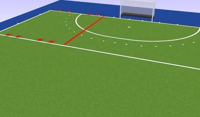 Hockey Session Plan Drill (Colour): Screen 2