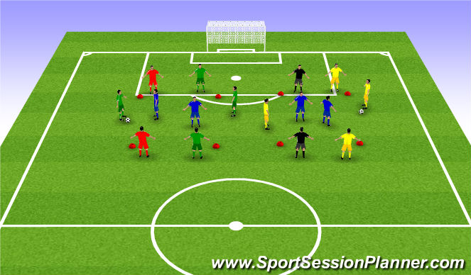 Football/Soccer Session Plan Drill (Colour): ΖΕΣΤΑΜΑ