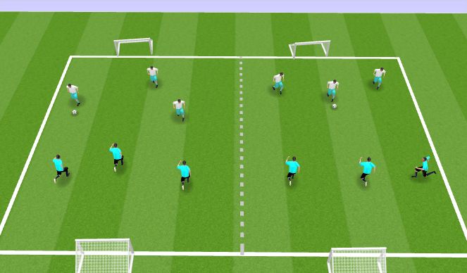 Football/Soccer Session Plan Drill (Colour): Screen 4