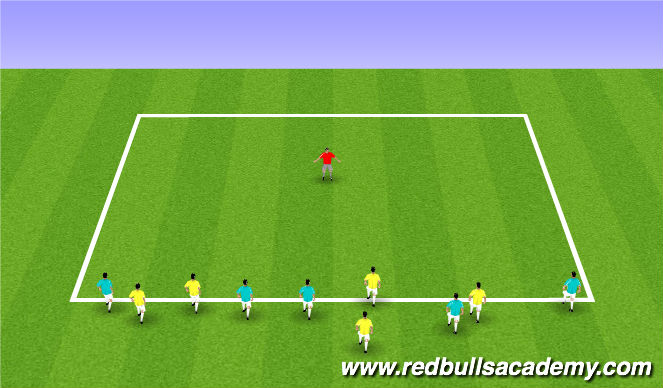 Football/Soccer Session Plan Drill (Colour): Watch out for Randall!
