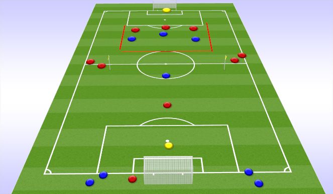 Football/Soccer Session Plan Drill (Colour): Screen 1