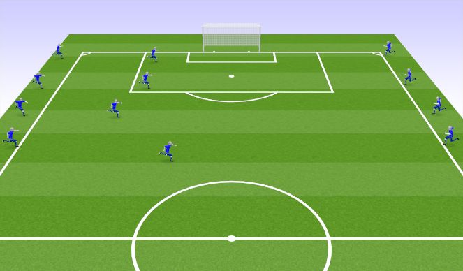 Football/Soccer Session Plan Drill (Colour): Screen 1