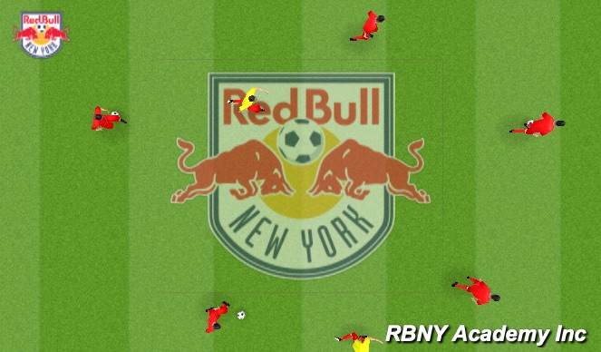 Football/Soccer Session Plan Drill (Colour): Screen 4