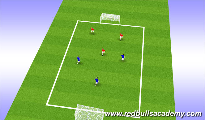 Football/Soccer Session Plan Drill (Colour): Team scrimmage