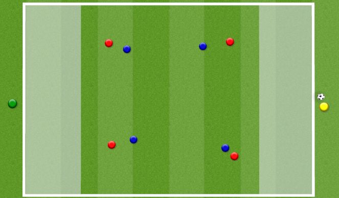 Football/Soccer Session Plan Drill (Colour): Pressure Rondo