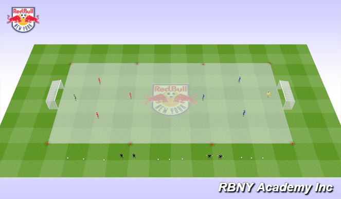 Football/Soccer Session Plan Drill (Colour): Match