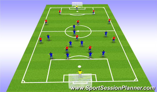 Football/Soccer Session Plan Drill (Colour): Screen 5