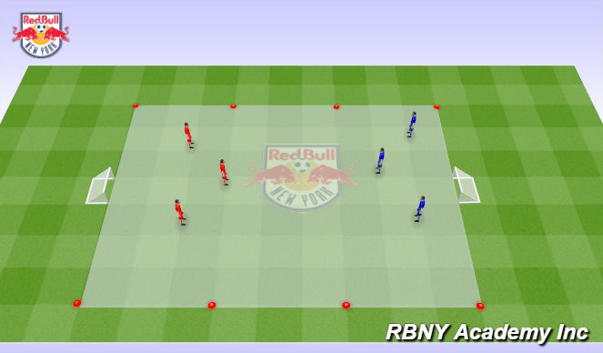 Football/Soccer Session Plan Drill (Colour): Free Play