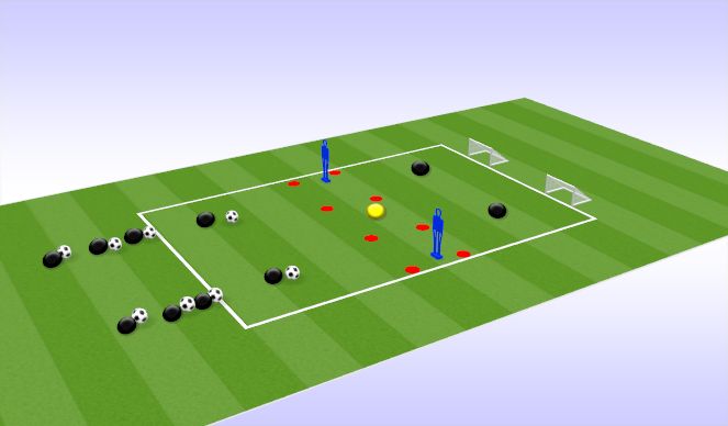 Football/Soccer Session Plan Drill (Colour): Passing Practice Progression