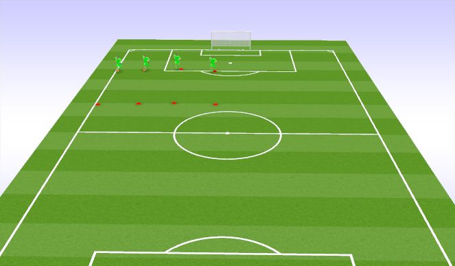 Football/Soccer Session Plan Drill (Colour): Screen 1