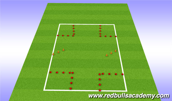 Football/Soccer Session Plan Drill (Colour): parking garage