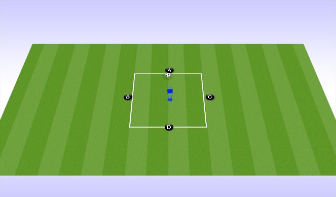 Football/Soccer Session Plan Drill (Colour): Rondos