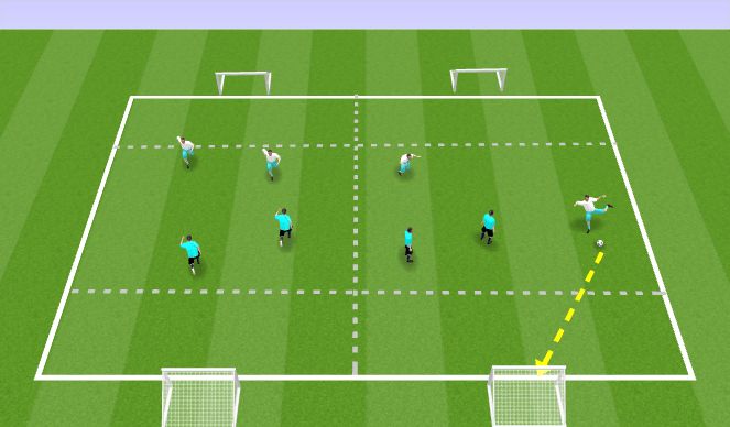 Football/Soccer Session Plan Drill (Colour): Screen 1