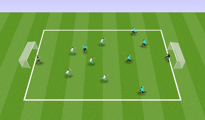 Football/Soccer Session Plan Drill (Colour): Screen 3