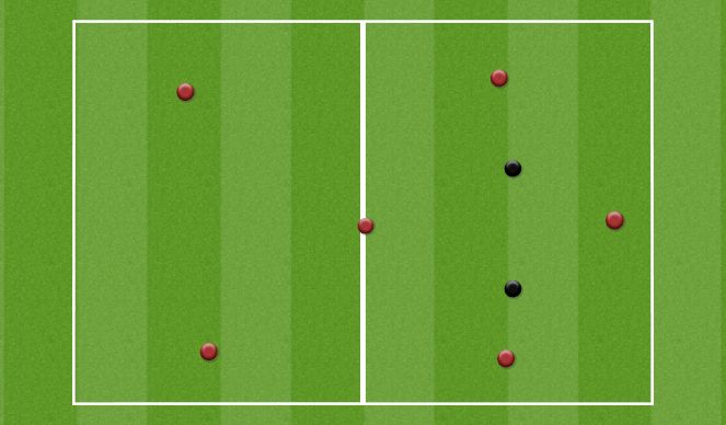 Football/Soccer Session Plan Drill (Colour): Rondo
