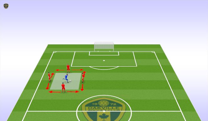 Football/Soccer Session Plan Drill (Colour): Activity 2