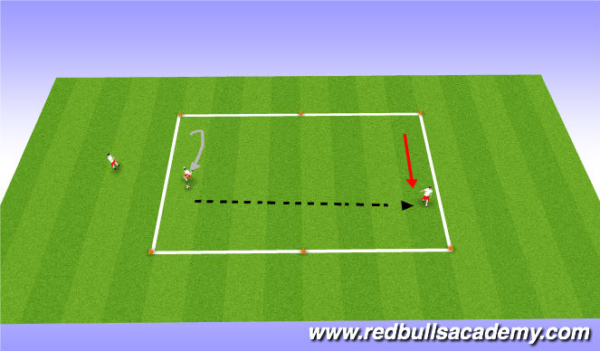 Football/Soccer Session Plan Drill (Colour): Skilldevelopment( no pressure)