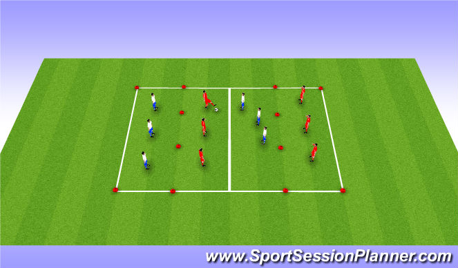 Football/Soccer Session Plan Drill (Colour): Introduction