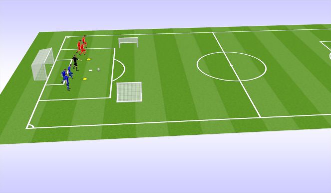 Football/Soccer Session Plan Drill (Colour): Number Soccer