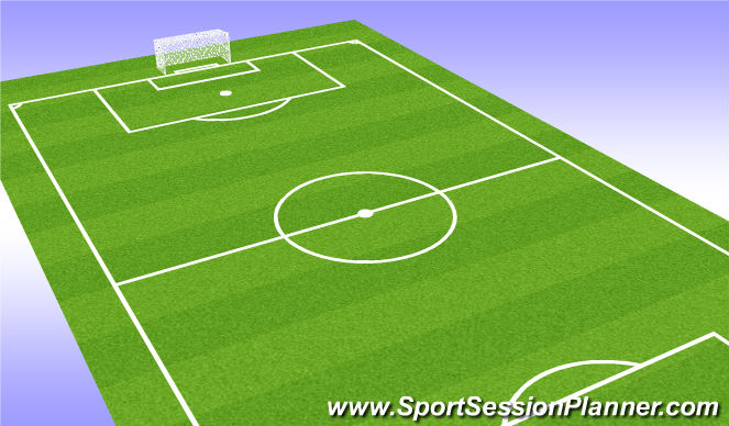 Football/Soccer Session Plan Drill (Colour): BP - Ball Possession Middle Third (Overload)