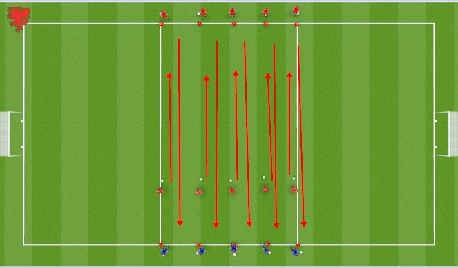 Football/Soccer Session Plan Drill (Colour): layout