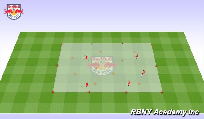 Football/Soccer Session Plan Drill (Colour): Finding Nemo