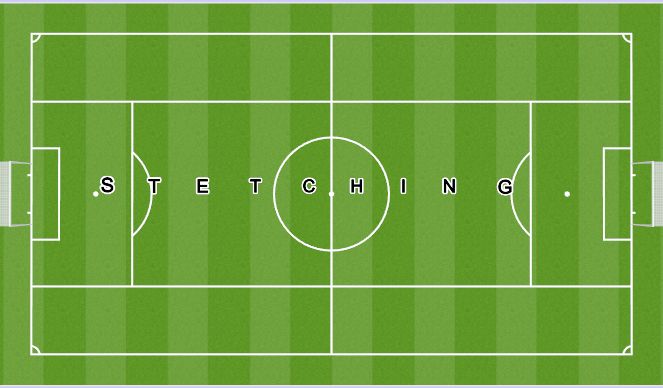 Football/Soccer Session Plan Drill (Colour): Cool-down