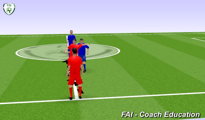 Football/Soccer Session Plan Drill (Colour): Warm up ( 25 mins ) 