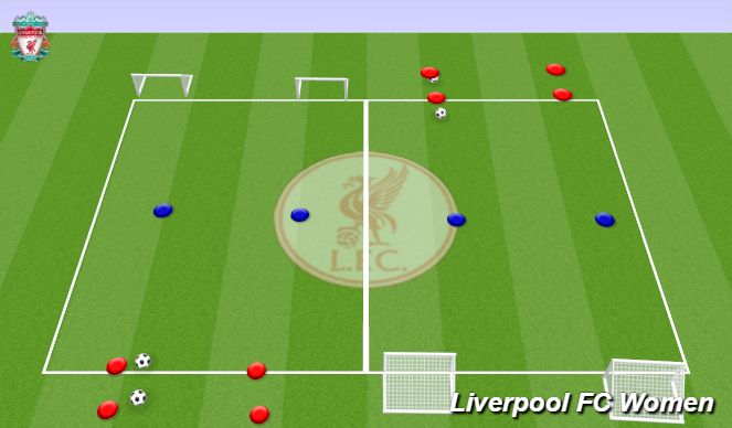 Football/Soccer Session Plan Drill (Colour): Screen 1