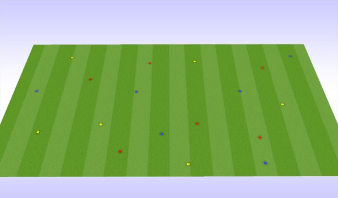 Football/Soccer Session Plan Drill (Colour): Activity 1