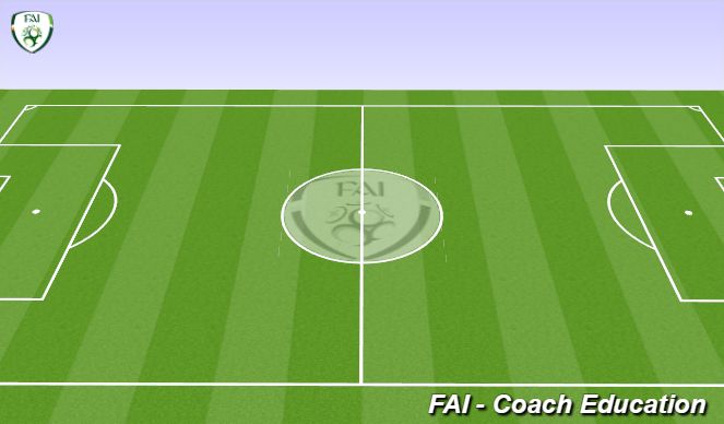 Football/Soccer Session Plan Drill (Colour): R&R 2 Mins