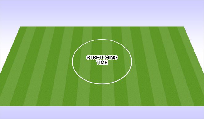 Football/Soccer Session Plan Drill (Colour): Cool-down