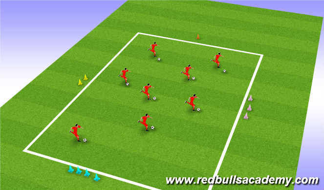 Football/Soccer Session Plan Drill (Colour): i spy