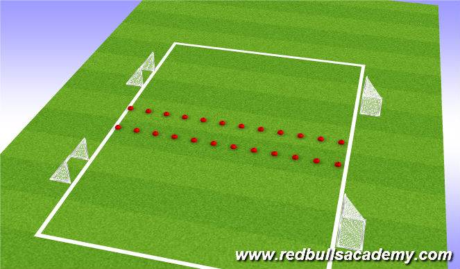 Football/Soccer Session Plan Drill (Colour): scrimmage