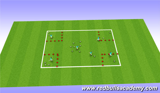 Football/Soccer Session Plan Drill (Colour): villan's layer