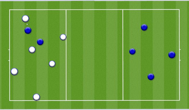 Football/Soccer Session Plan Drill (Colour): Ude-Hjemme