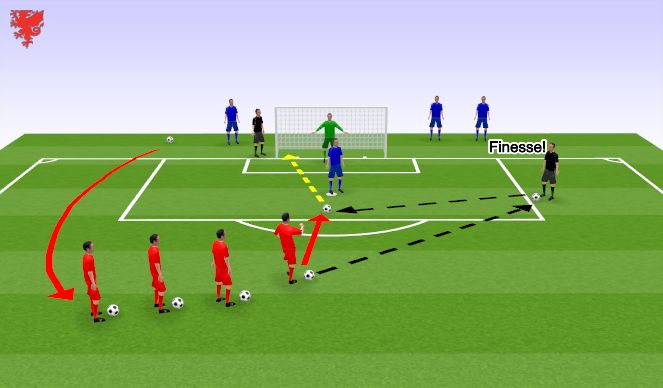 Football/Soccer Session Plan Drill (Colour): Screen 2