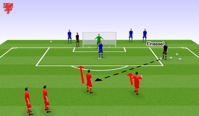 Football/Soccer Session Plan Drill (Colour): Screen 3