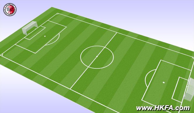 Football/Soccer Session Plan Drill (Colour): cool down