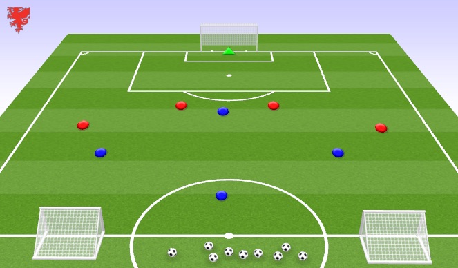 Football/Soccer Session Plan Drill (Colour): Screen 1